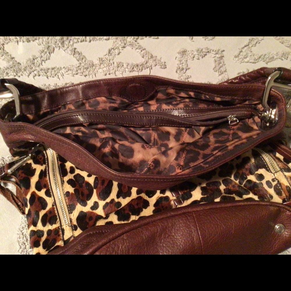 Cheetah hair purse